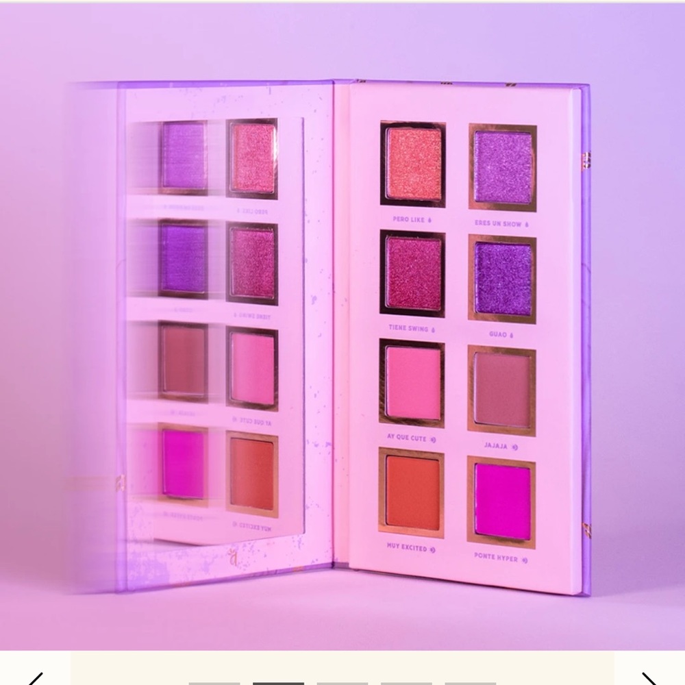 alamar Spanglish pressed pigment palette